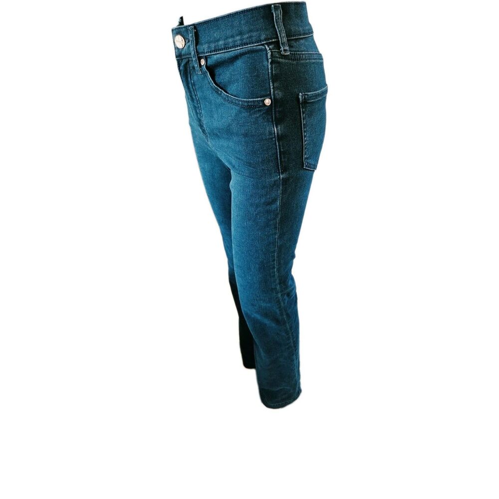 Express Women's Blue Jeans Size 2 Medium Wash Stretch Denim 5 Pocket Casual - Picture 5 of 6